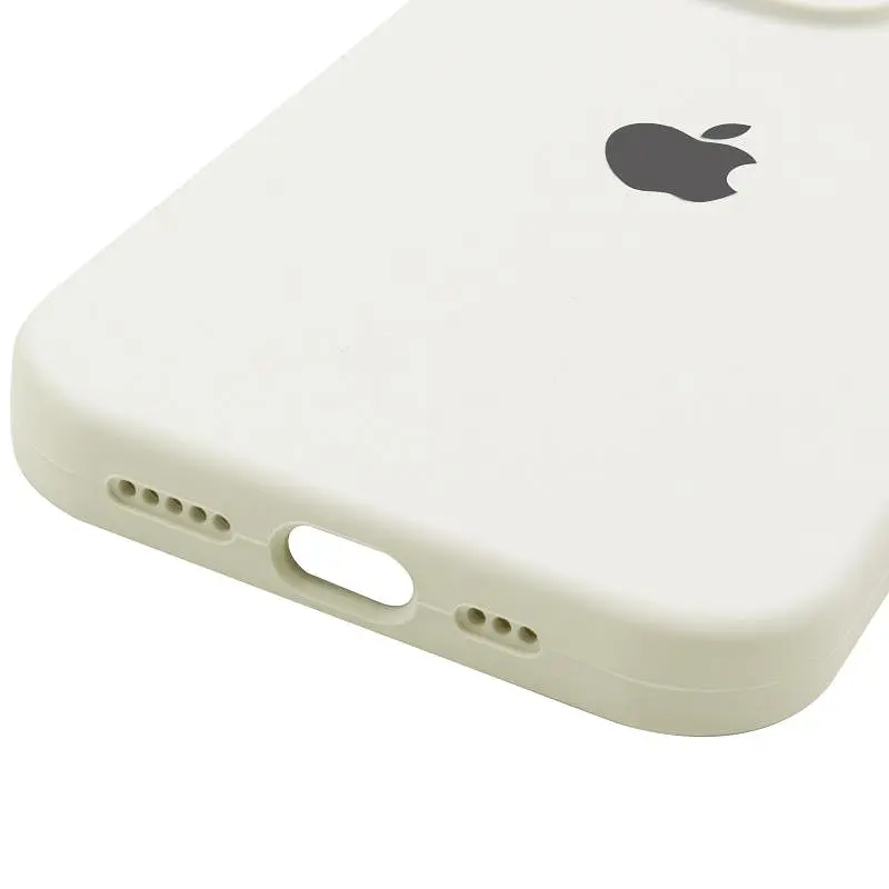 Чехол Epik Silicone Case Full Camera Protective (AA) для Apple iPhone 15 Pro Max (6.7) Бежевый / Antique White - фото 5