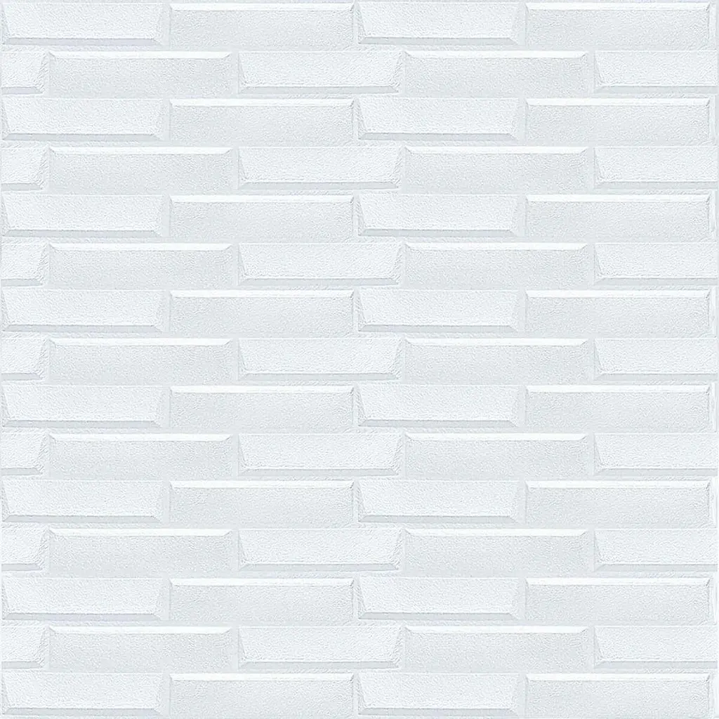 Самоклеющаяся 3D панель Sticker Wall белая кладка 3080х700х5мм SW-00001759 - фото 2