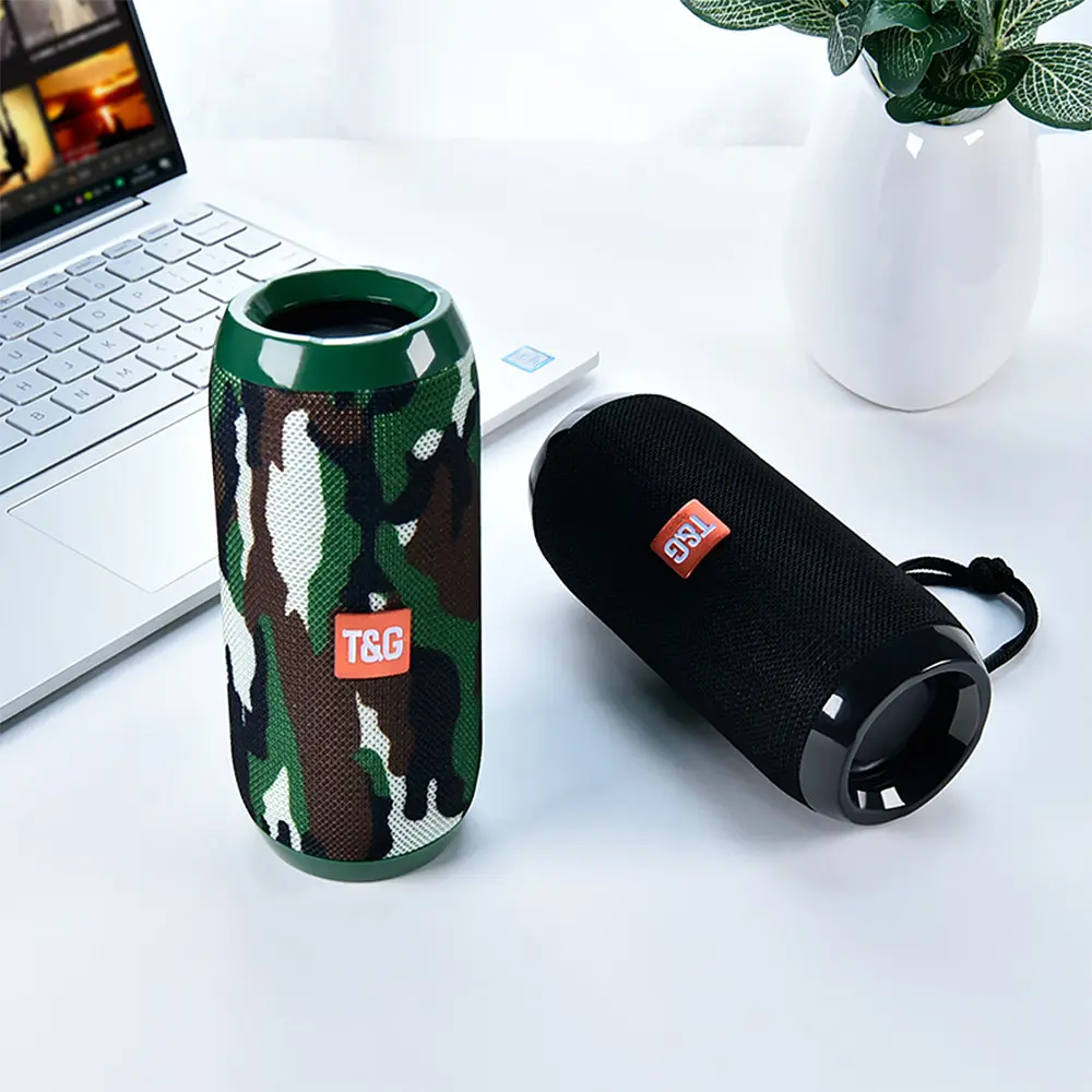 Портативна стереоколонка Bluetooth T&G TG117 для відпочинку - бездротова водостійка Bluetooth-колонка TG-117 для дому в асортименті - фото 4