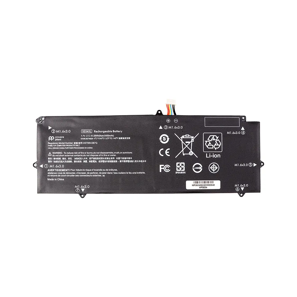 Акумулятор для ноутбука HP Pro X2 612 G2 series (SE04XL) 7.7V 5400mAh PowerPlant (NB462421)