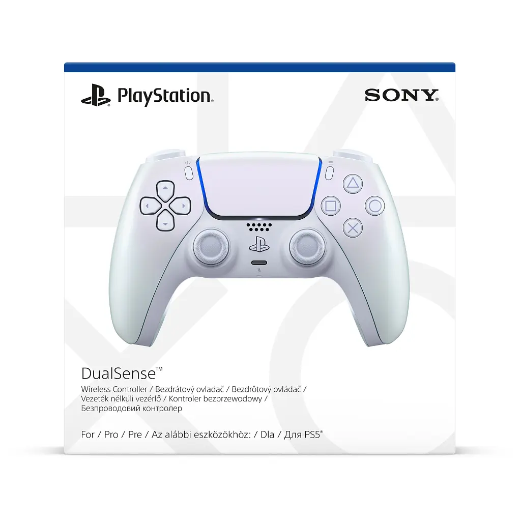 Геймпад Sony Playstation DualSense Bluetooth PS5 Chrome Pearl (1000044446) - фото 4