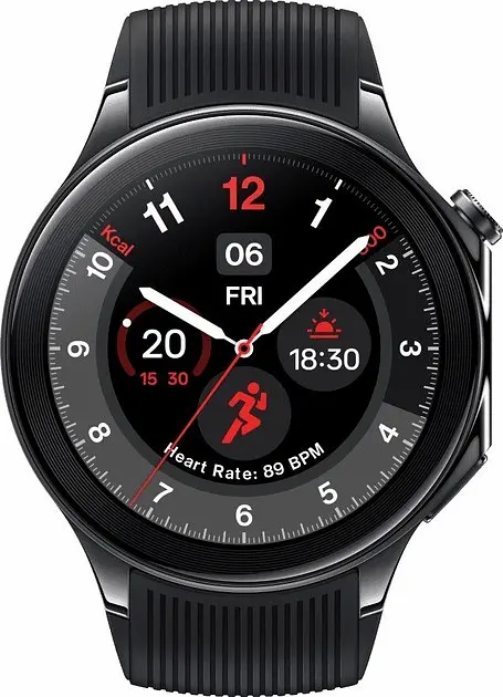 Смарт-годинник OnePlus Watch 2 Black Steel - фото 2