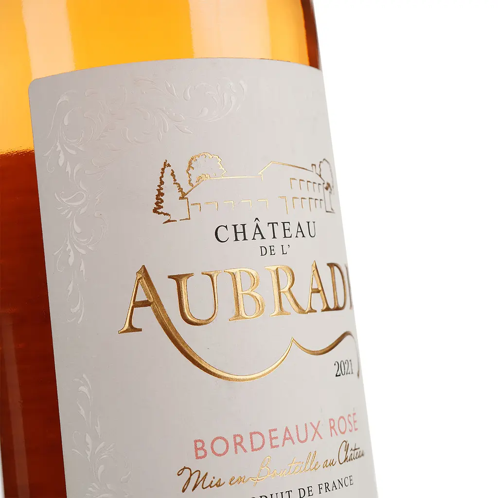 Вино Chateau De L'Aubrade Bordeaux Rose AOP, розовое, сухое, 0,75 л - фото 5