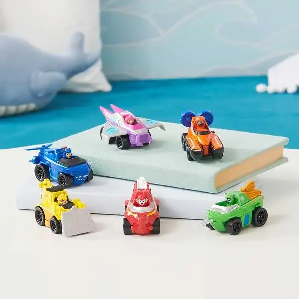 Цуценячий патруль Paw Patrol: Маршал і металевий колекційний рятівний автомобіль Die Cast (серія Aqua Pups), різнобарвний - фото 6