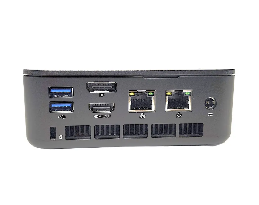 Мини компьютер неттоп Acer Veriton N1502G-13N0U MFF Barebone Intel N150 без ОЗУ без SSD без ОС 2xLAN Wi-Fi 6E HDMI DP черный - фото 4