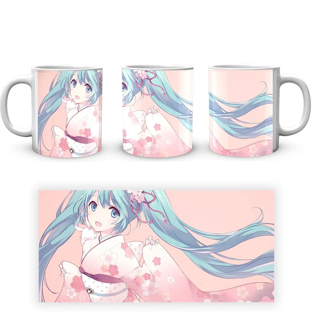 Кухоль GeekLand Hatsune Miku Хацуне Міку HM 02.15 330 мл білий - фото 4