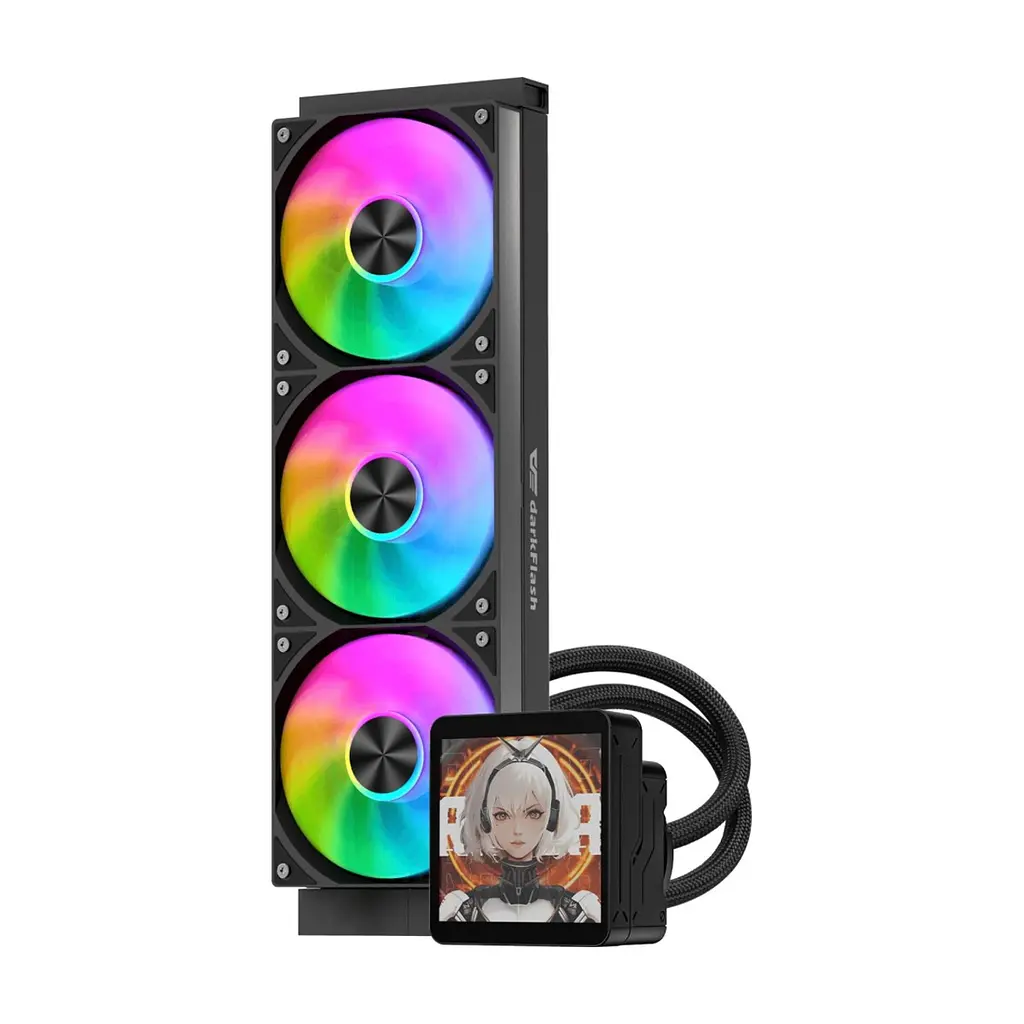 Система жидкостного охлаждения DARKFLASH DV360S MAX BLACK - фото 2
