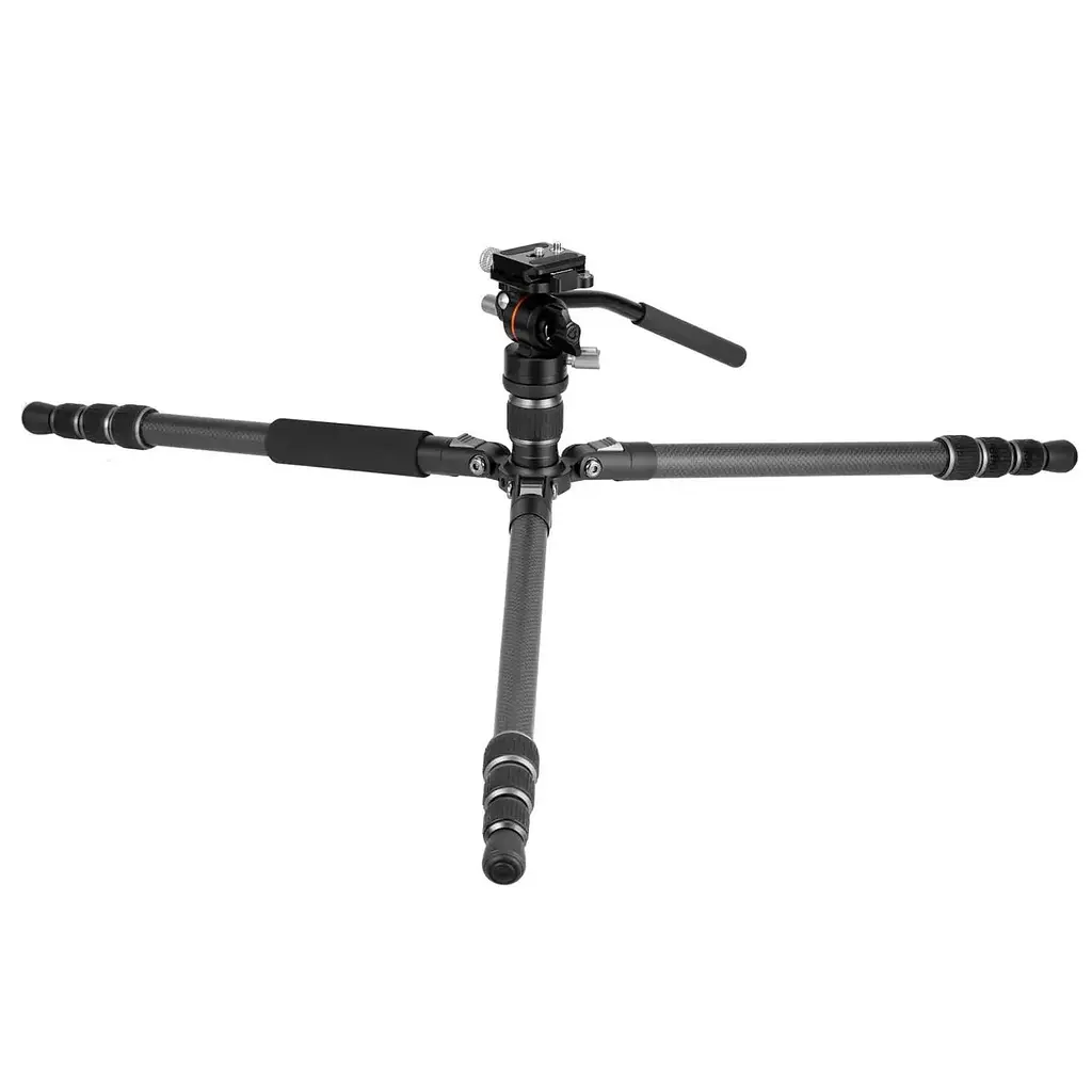 Штатив карбоновий Vanguard Vesta Go 264CV12 з відеоголовкою PV-12, Arca-Swiss, висота 164 см, навантаження до 6 кг - фото 5