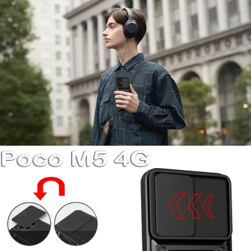 Чохол до мобільного телефона BeCover Military Poco M5 4G Black (709121) - фото 6