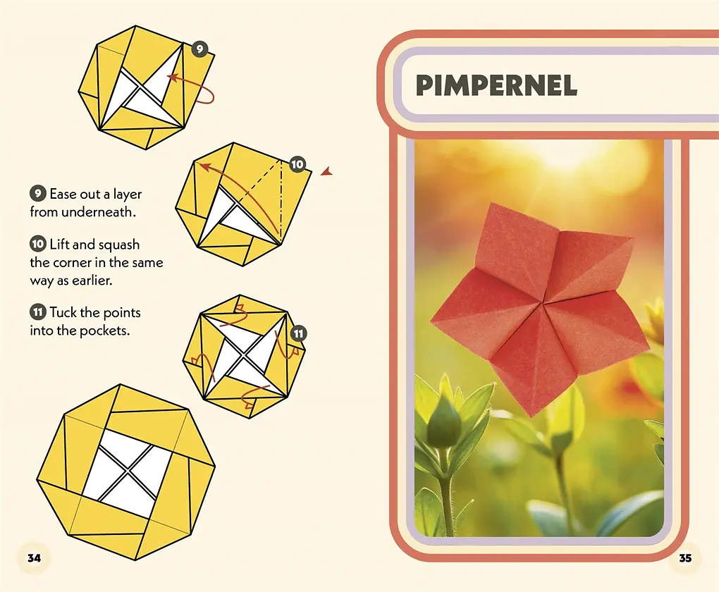 The Box of Mini Origami Flowers: A Tiny World of Paper Models in the Palm of Your Hand - Nick Robinson - фото 5