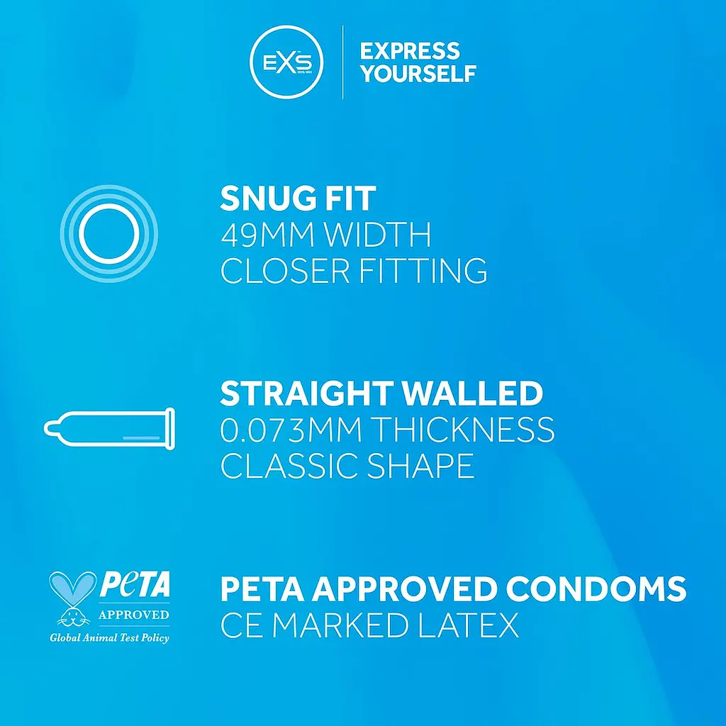 Презервативи EXS Snug Fit, 48 шт EXS 12-EXSSNUG 48 103355 - фото 3
