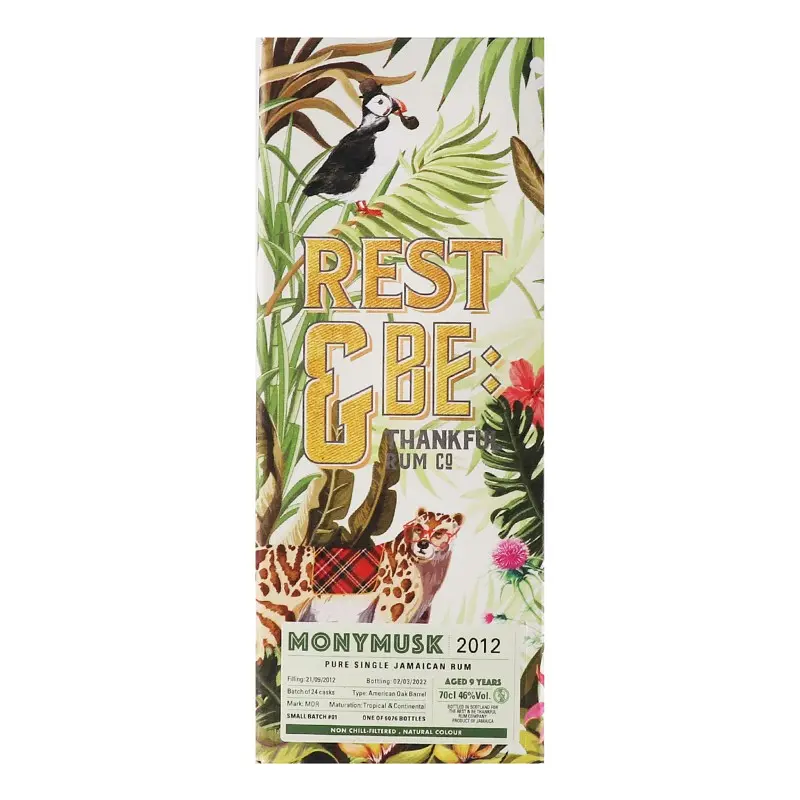 Ром Rest & Be Thankful Small Batch #1 Monymusk 2012 46% 0.7 л - фото 3