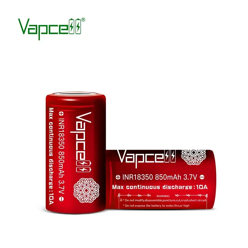 Акумулятор Vapcell 18350 Li-Ion 850mAh 1шт - фото 2