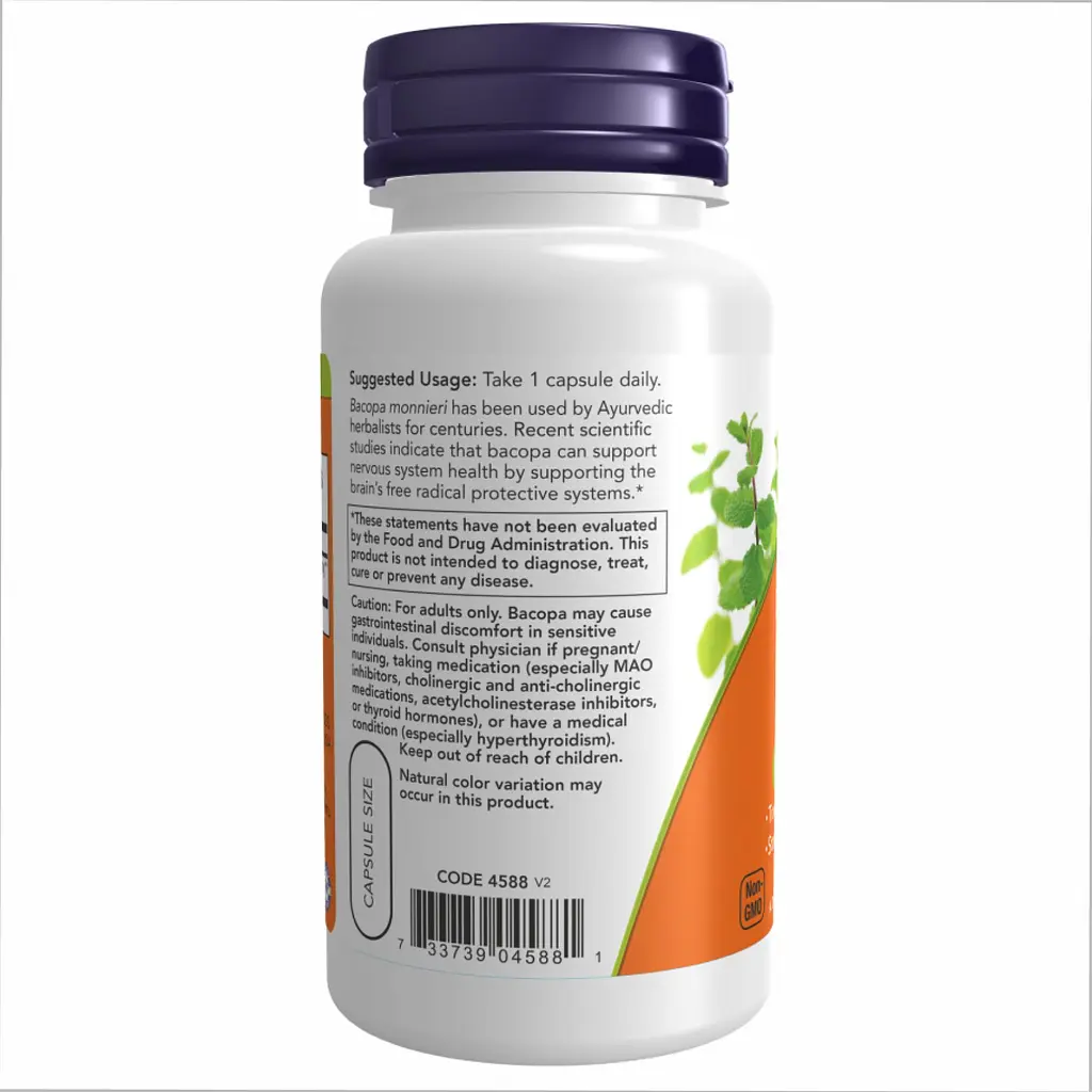 Екстракт бакопи Now Foods 450 мг 90 капсул - фото 3