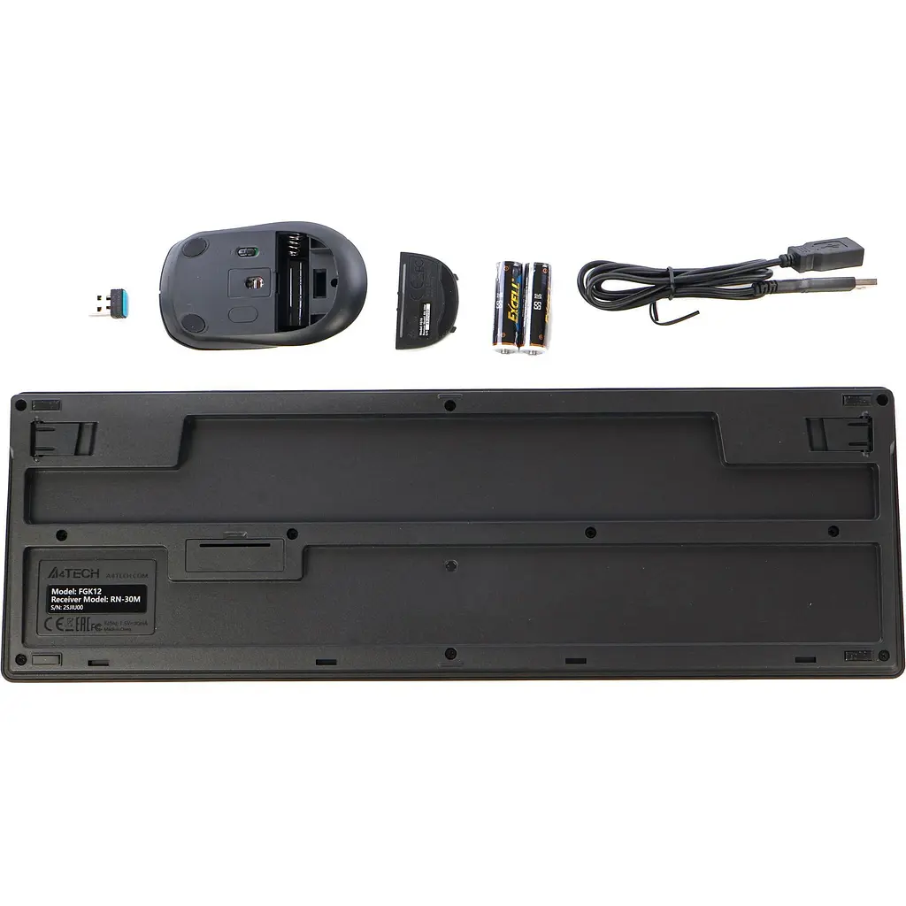 Комплект (клавіатура + миша) A4Tech Fstyler FG1200 Black [159792] - фото 4