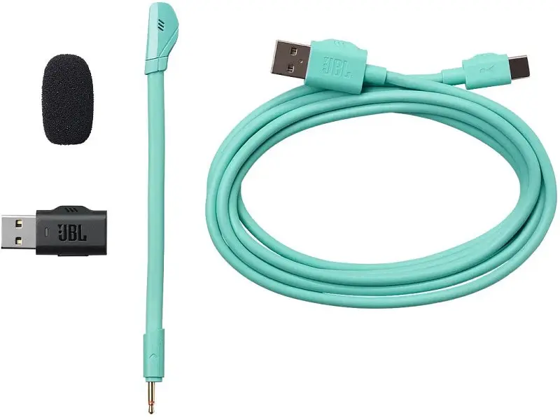 Навушники з мікрофоном JBL Quantum 360 Wireless Teal (QTUM360CYN) - фото 9