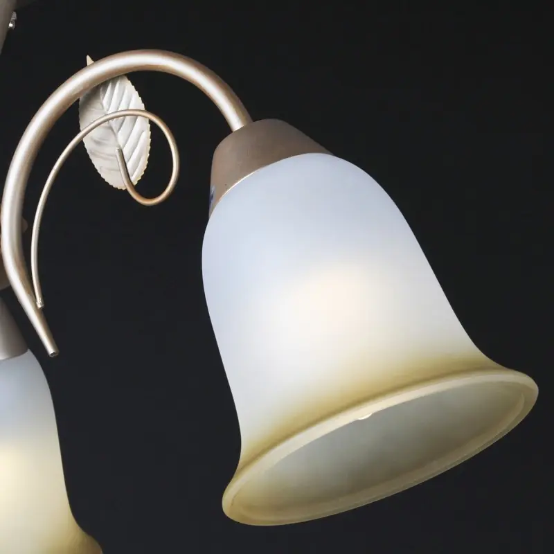 Люстра потолочная Brille флористика E27 60W G (LK-528C/3) - фото 3