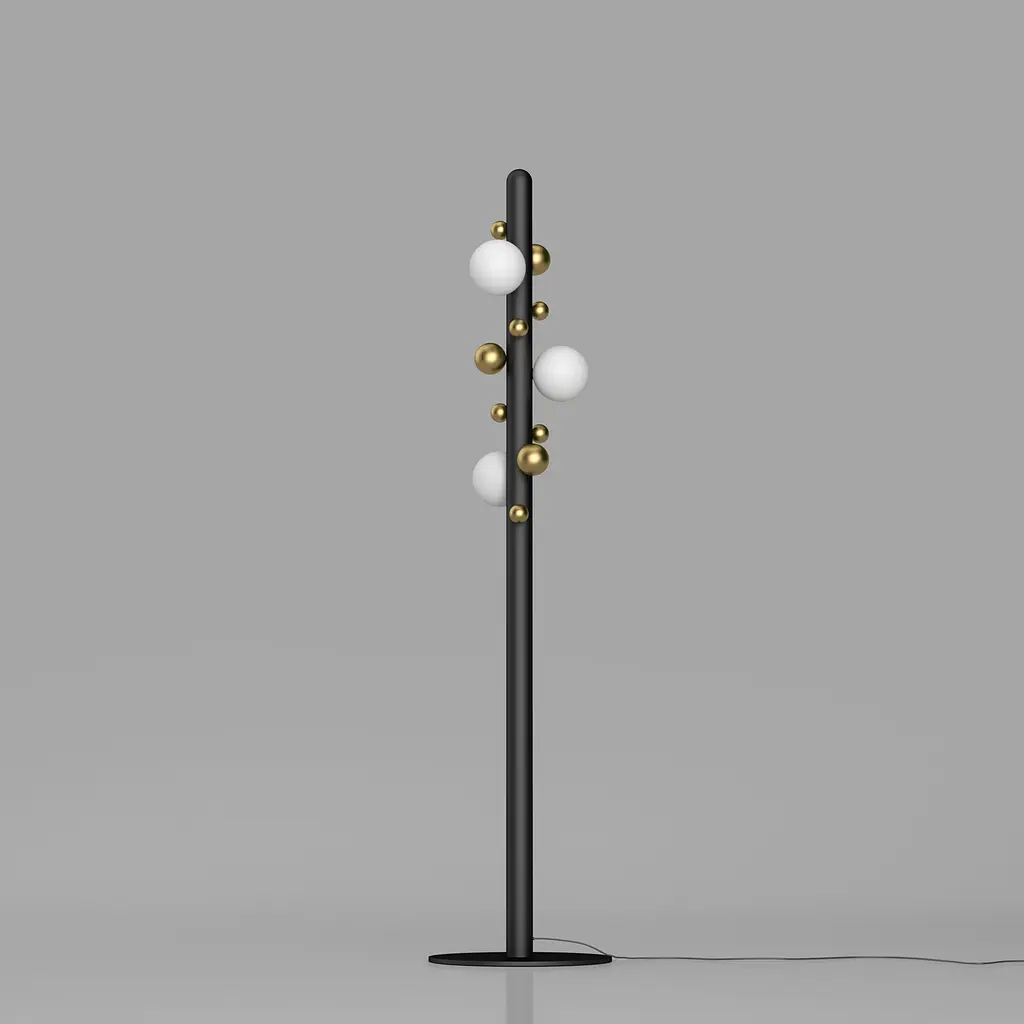 Торшер Babich Studio Lunar F - Black (RAL 9005) - фото 4