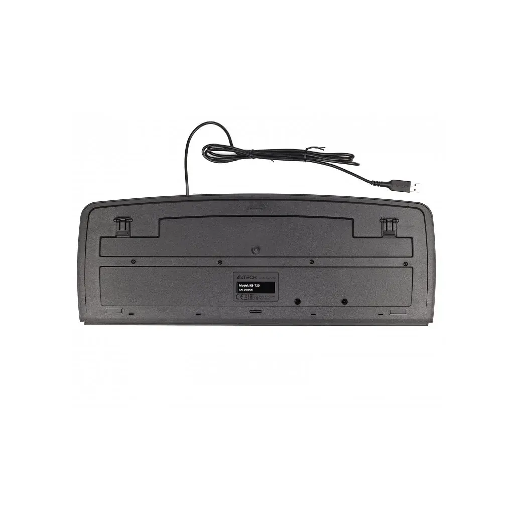 Клавіатура A4Tech KB-720 Black USB (4711421688574) - фото 4