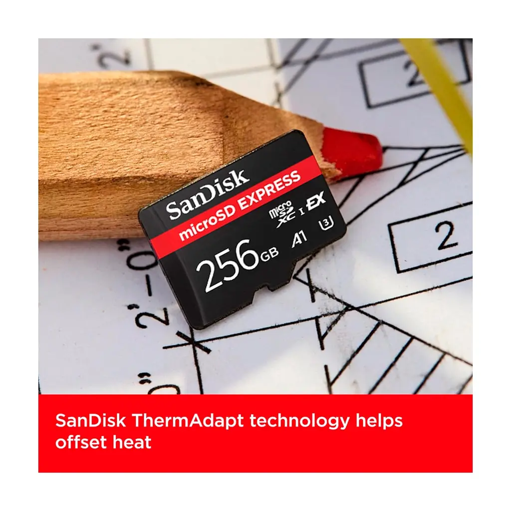 Карта пам'яті SanDisk 256GB microSDXC class 10 UHS-I U3 A1 Express (SDSQXFN-256G-GN4NN) - фото 8