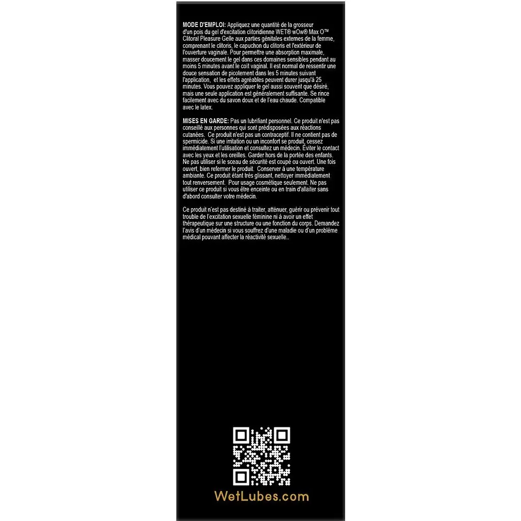 Возбуждающий гель для клитора Wet Wow Max O Clitoral Arousal Gel (15 мл) - фото 4