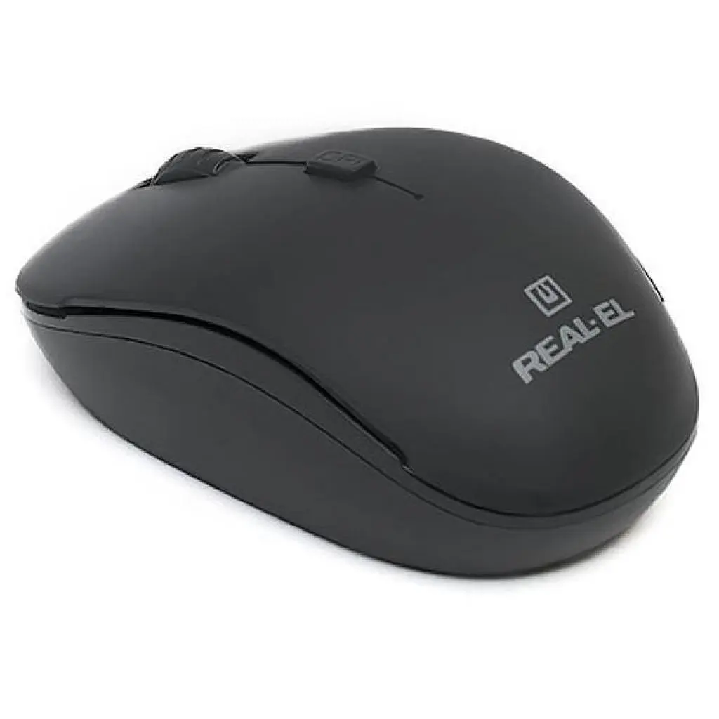 Мишка REAL-EL RM-301 black - фото 3