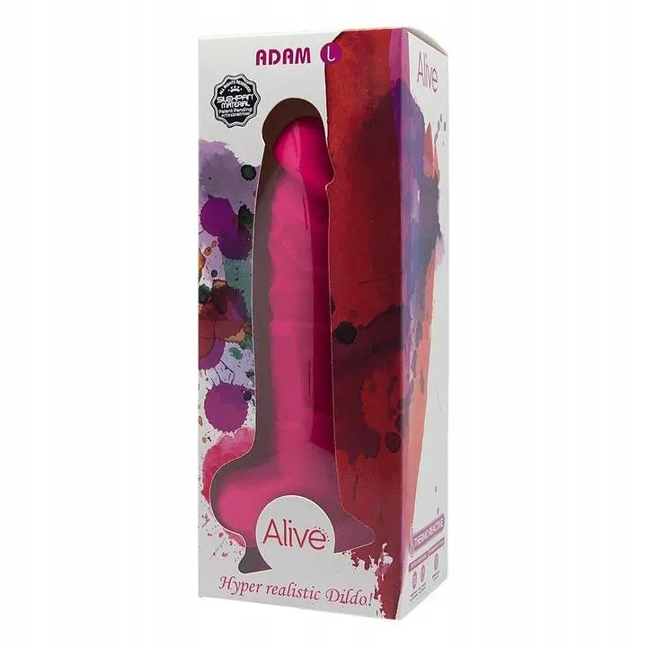 Фаллоимитатор Alive Adam Pink L 21 см розовый - фото 2