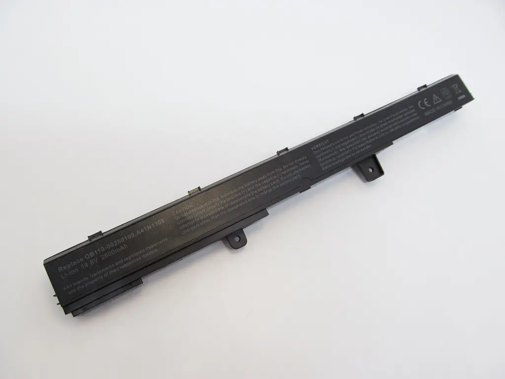 Акумулятор для ноутбука Asus X551 A41N1308, 2600 mAh, 4cell, 14.8V, Li-ion, чорний - фото 2