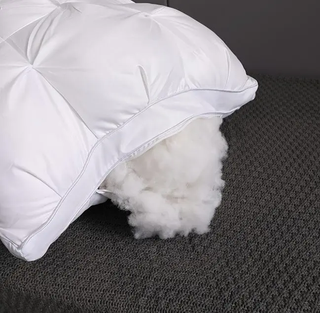 Подушка тісто з поліефірного волокна Hotel pillow 19534 50х70 см біла - фото 7