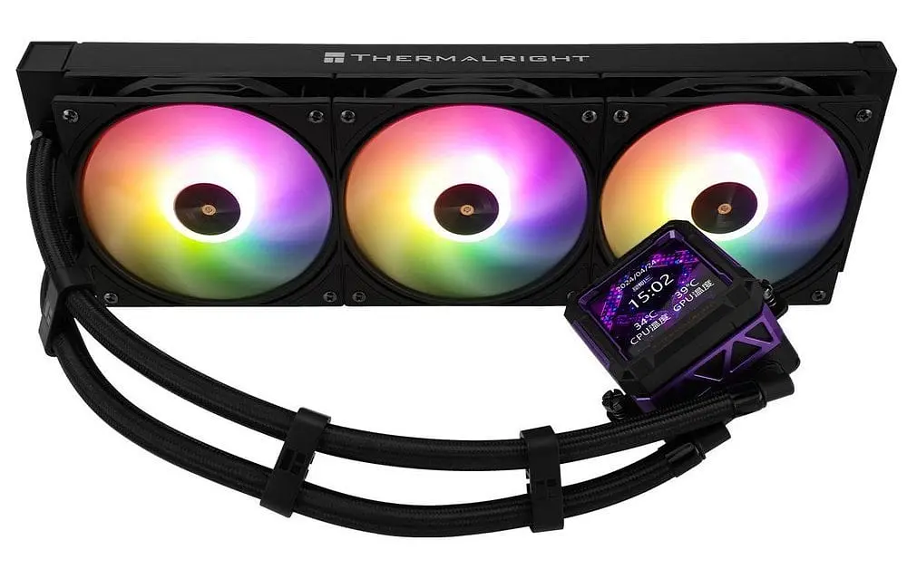 Водяне охолодження Thermalright Frozen Warframe Pro 360 ARGB Black (FWPRO360BLACK) - фото 3