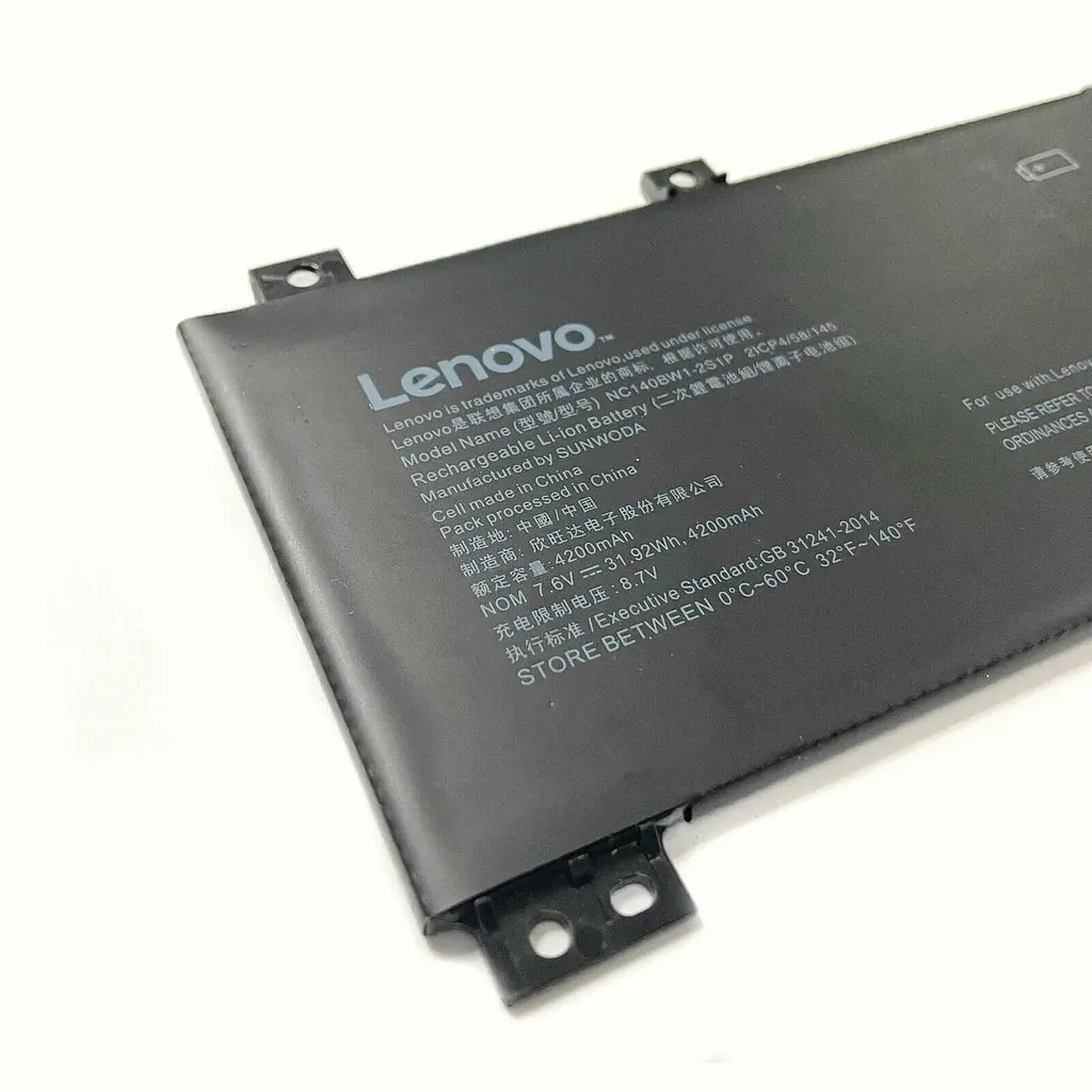Акумулятор для ноутбука Lenovo IdeaPad 100S-14IBR ( NC140BW1-2S1P, 7.6V 4200 mAh 31.92Wh ) - фото 3