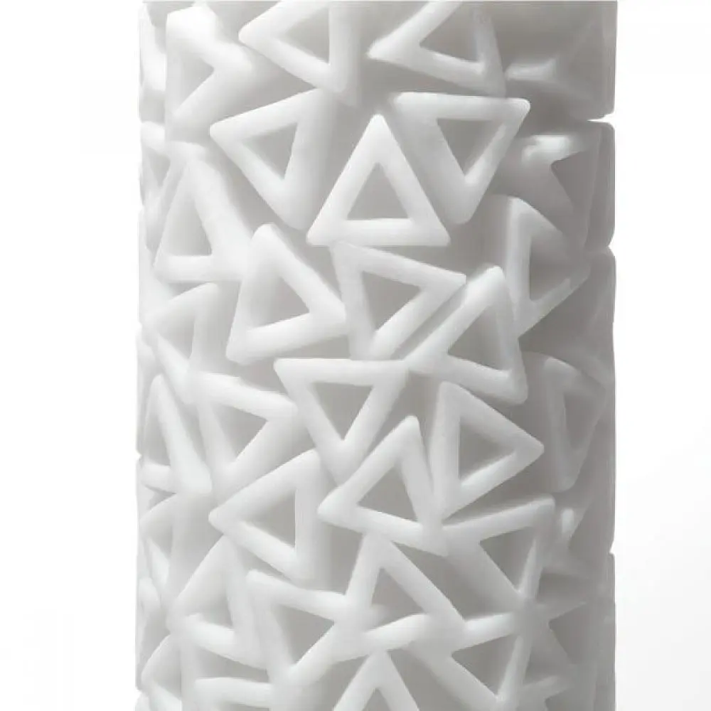 Мастурбатор Tenga 3D Pile з текстурою трикутників, 13х4 см - фото 6