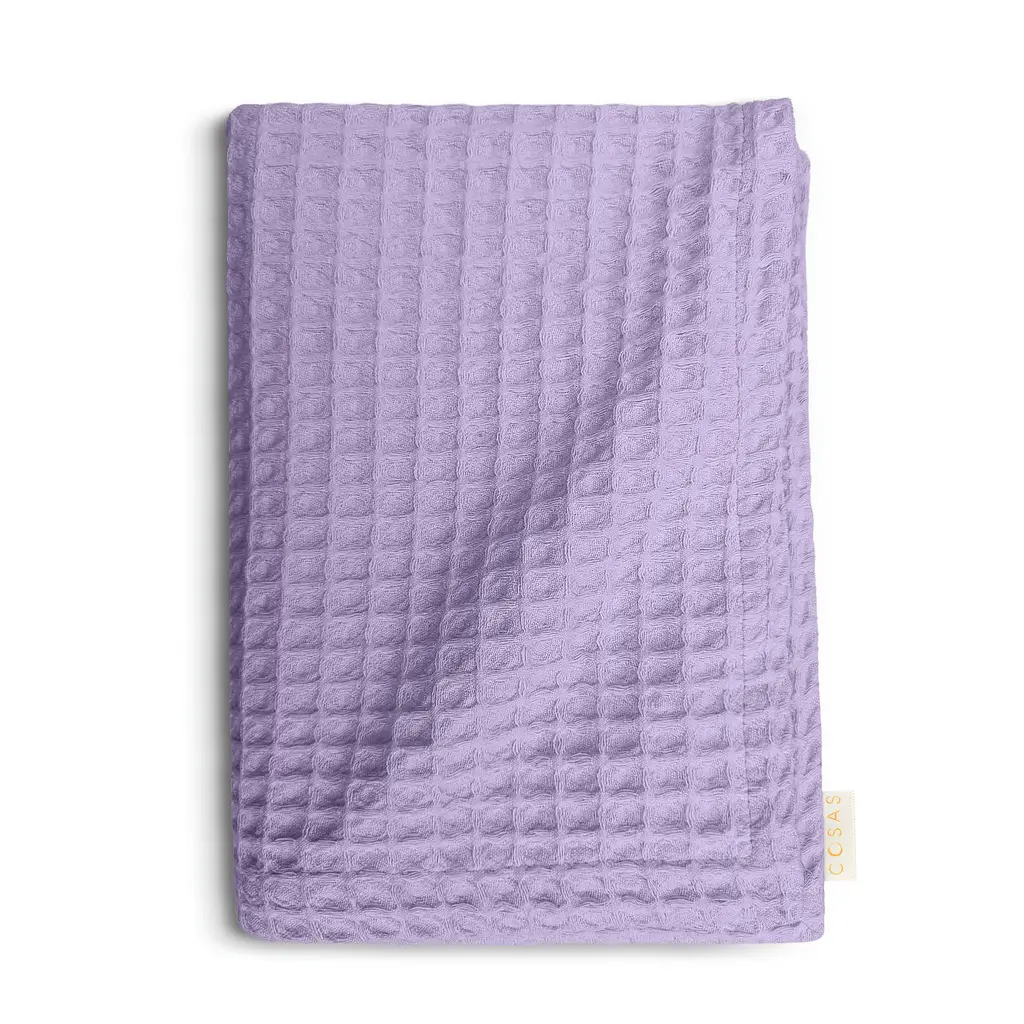 Вафельні рушники Glamour Greek Waffle 2шт 55х90см/75х130см (SetTw_GreekWaffle_25Lavander55x90_35Bronze75x130) - фото 2
