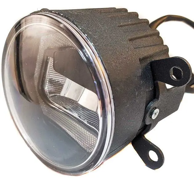 Протитуманні LED Фари круглі / Лінза з ДХО / D87мм / 12V / 6W / 6500K 2 шт. - фото 3