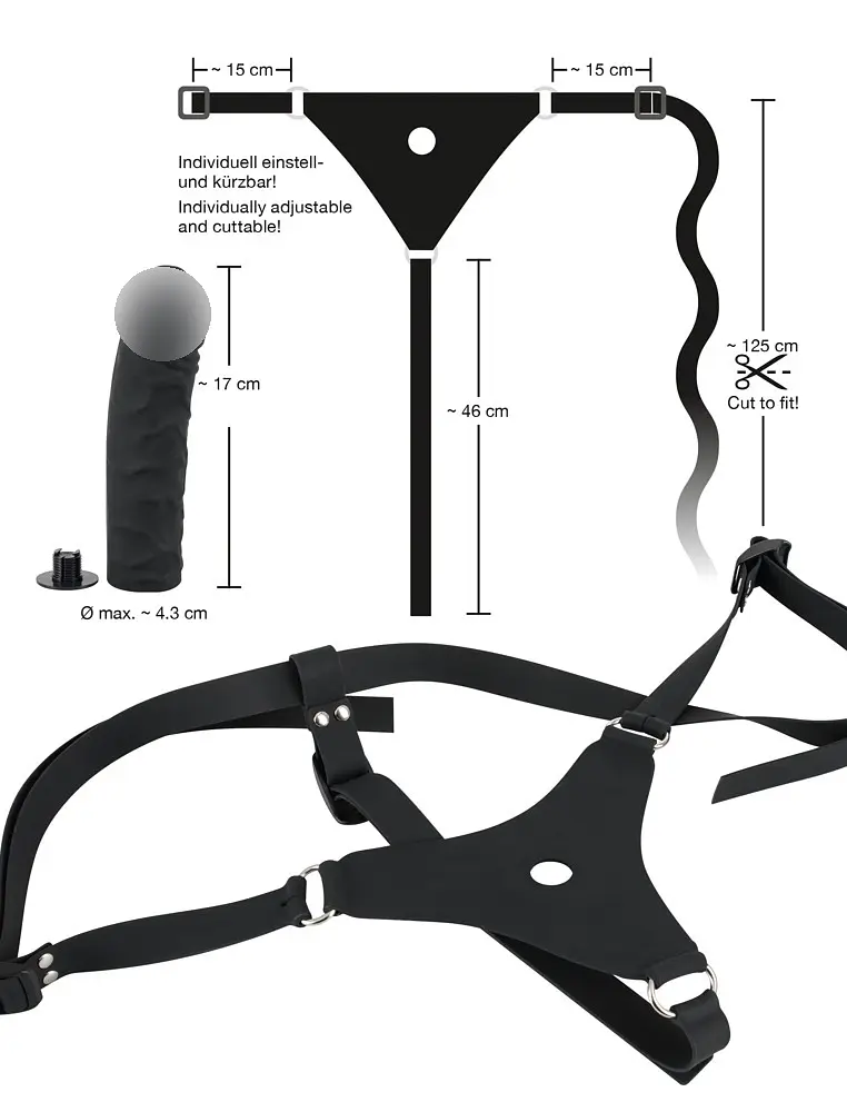 Жіночий Страпон Silicone Strap-On You2Toys 42-05170970000 87971 - фото 6
