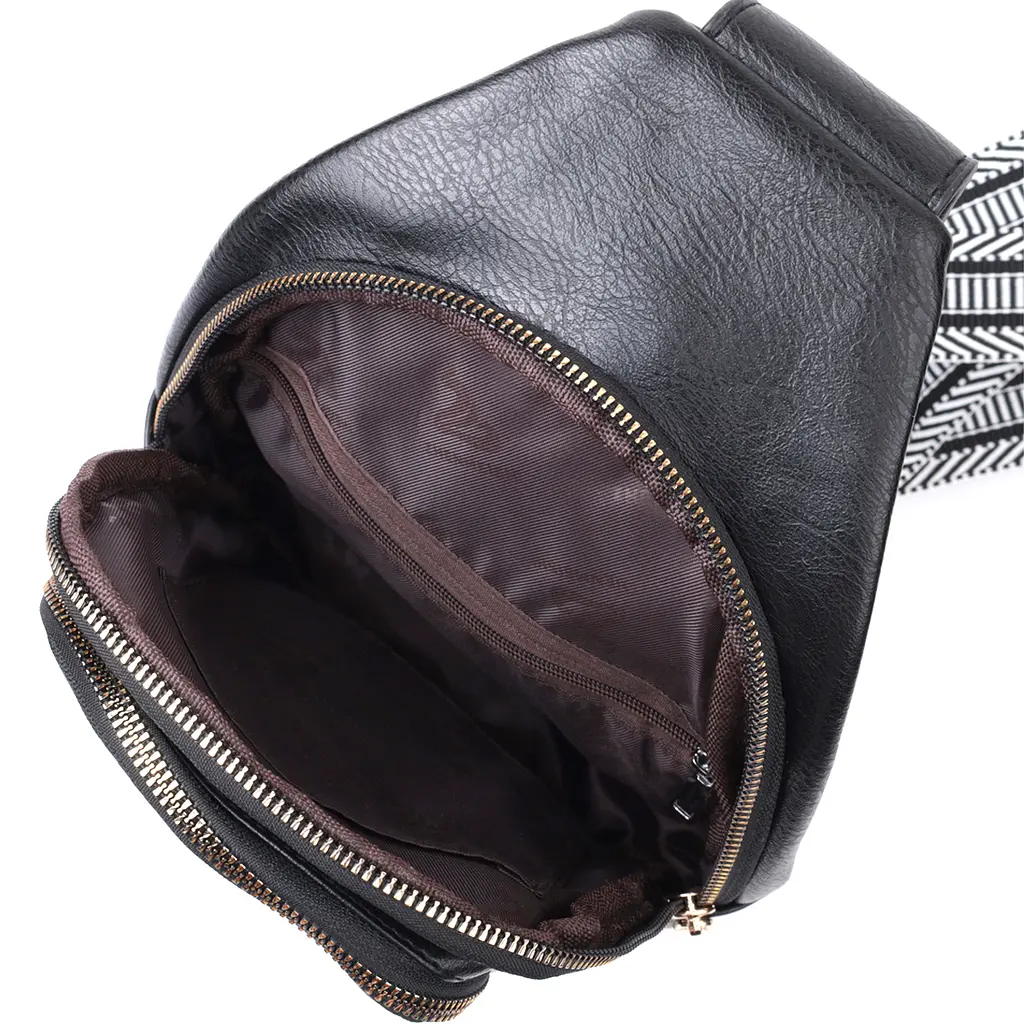 Слінг сумка для жінок Vintage з екошкіри 18.5х29х8 см sum0026962 - фото 7