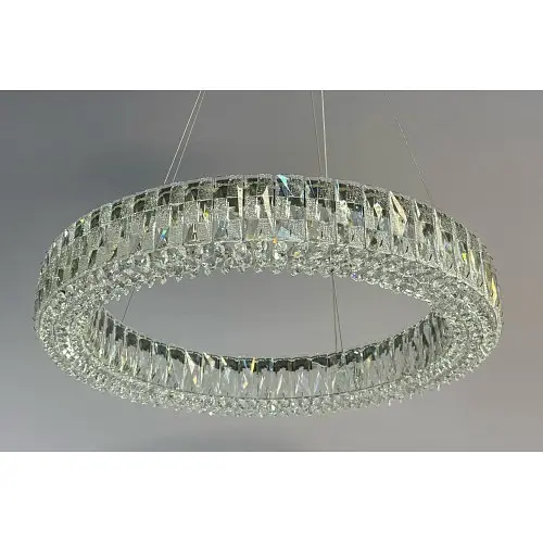 Люстра кришталеве кільце Linisoln 50033-600 метал, кришталь LED 100 Вт 15-17 м2 100-50 см 60 см - фото 2