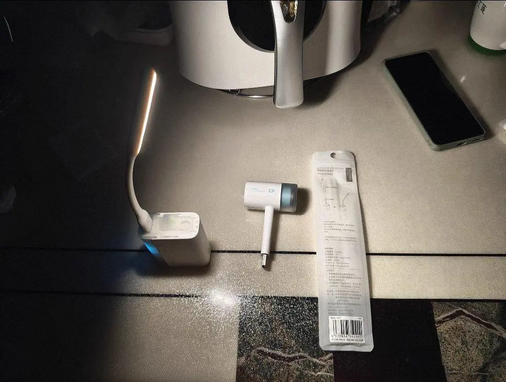 USB LED лампа CUKTECH (ZMI) LED 2 AL003 для ноутбука Power Bank портативна світлодіодна 5 режимів гнучка White - фото 4