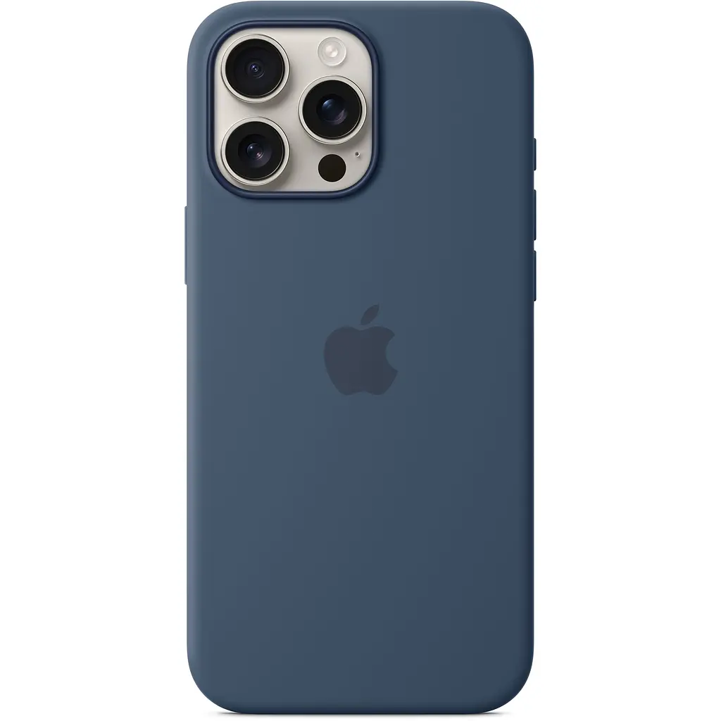 Оригінальний силіконовий чохол Silicone Case with MagSafe для Apple Iphone 16 Pro Max Denim MYYU3ZM/A - фото 5