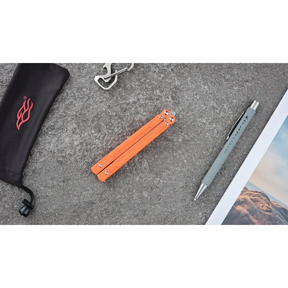 Нiж-метелик (балiсонг) Ganzo G766-OR - фото 8