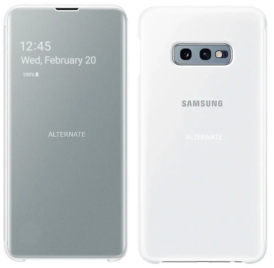 Чохол-книжка S-View Clear View Cover EF-ZG970 для Samsung Galaxy S10e (5.8") White - фото 2