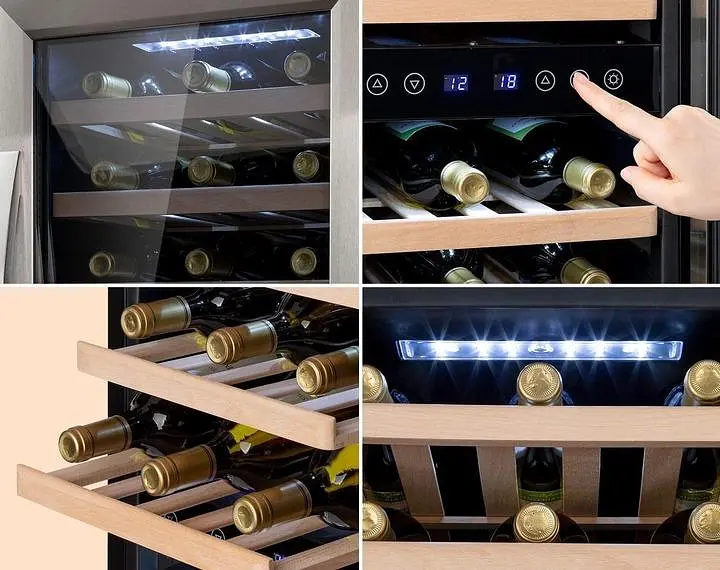 Винный холодильник Klarstein Vinamour 33 Duo 2 зоны (10041311) - фото 7