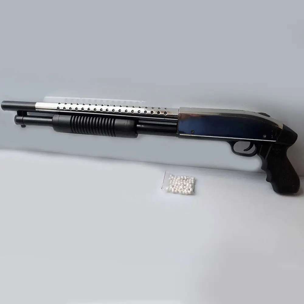 Іграшкова рушниця дробовик Winchester 55 см, стріляє кульками 6 мм, дитяча зброя для активних ігор - фото 4