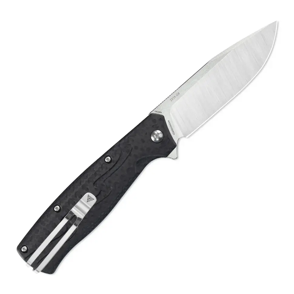 Ніж складаний туристичний SRM 221X-GB (9.2 см) 14C28N / G10 чорний - фото 4