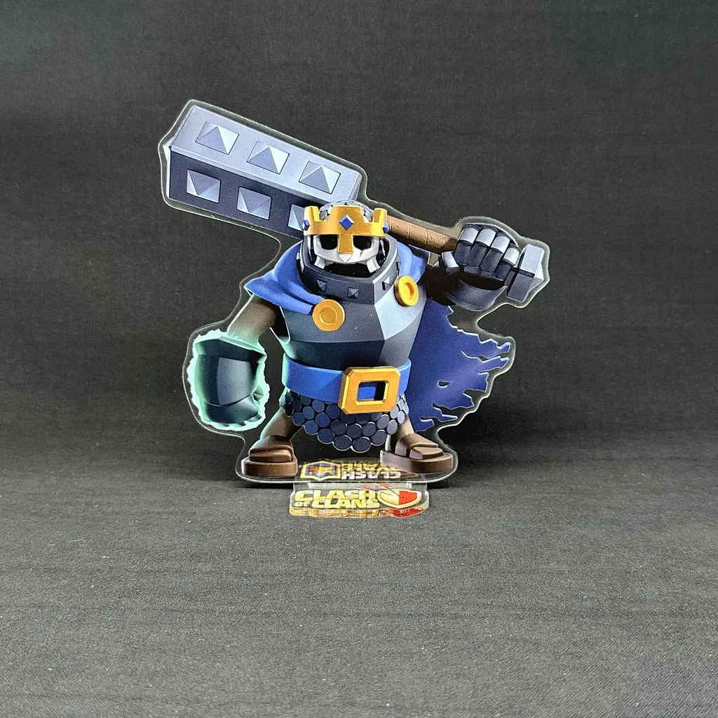 Акрилова колекційна фігурка Clash of Clans, Clash Royale Король Скелетов (Skeleton King) 15 см