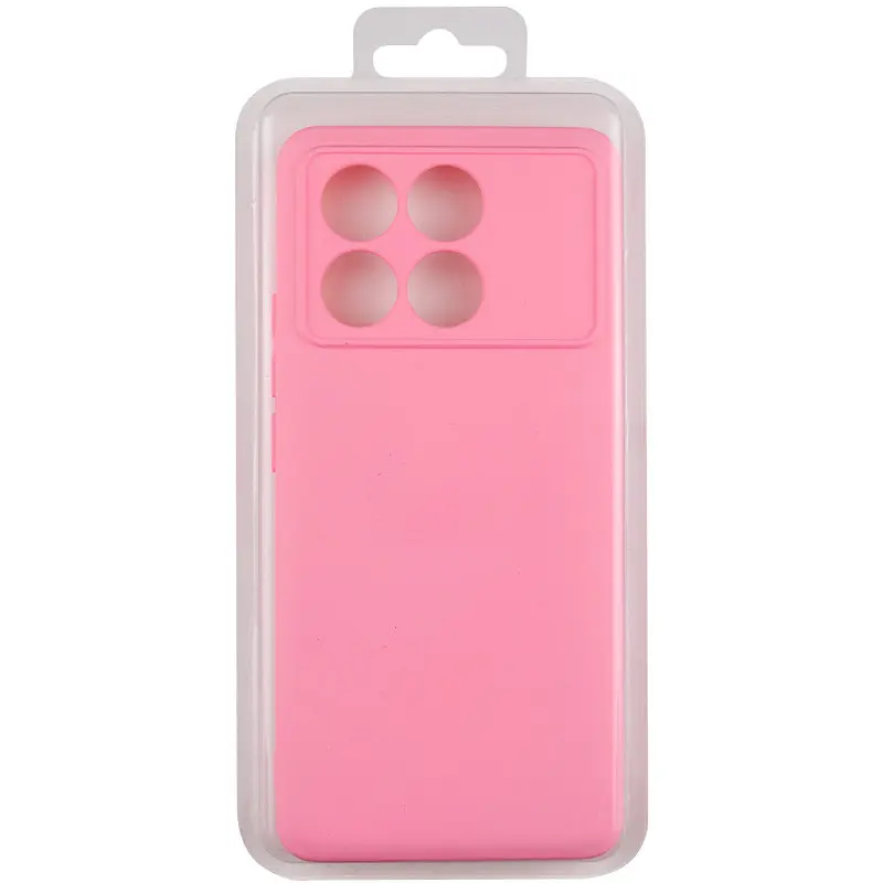 Чехол Lakshmi Silicone Cover Full Camera (A) для Xiaomi Poco X6 Pro Розовый / Pink - фото 6