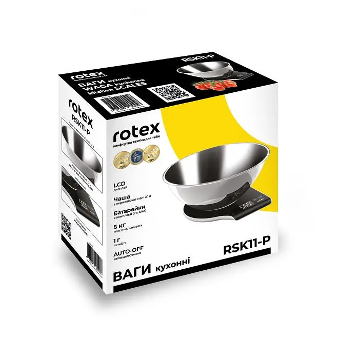 Ваги кухонні електронні Rotex RSK11-P - фото 2