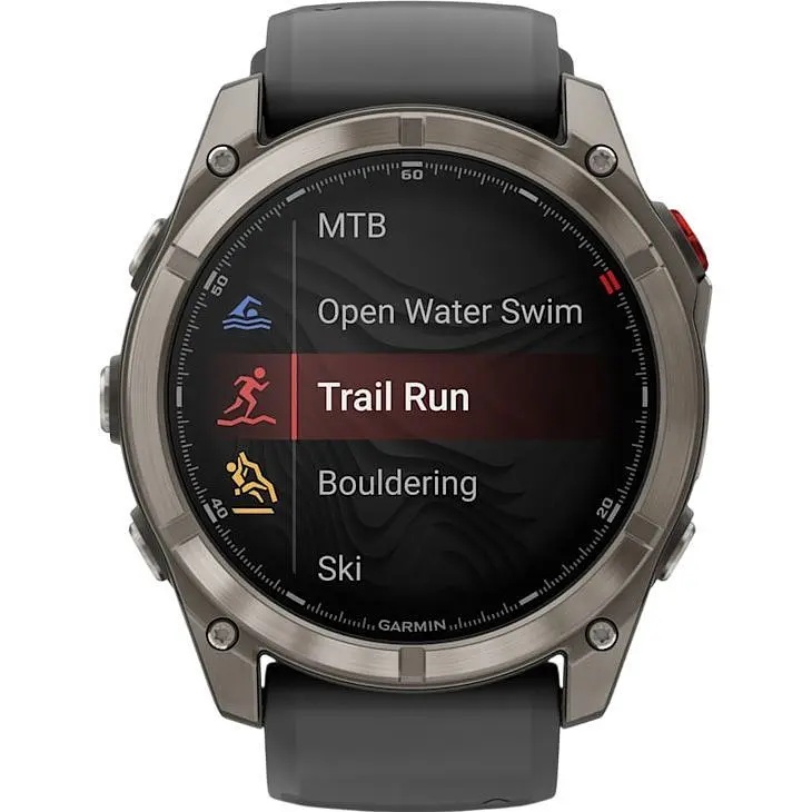 Смарт-годинник Garmin Fenix 8 Pro AMOLED Sapphire 51mm Carbon Gray DLC Titanium with Graphite/Black Silicone Band (010-03199-11) [145031] - фото 2