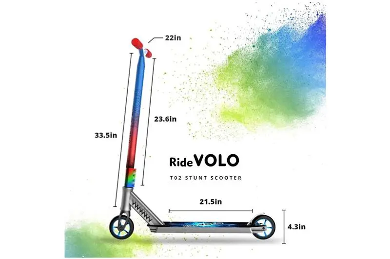 Самокат трюковий Ride Volo Silver T02 - фото 2