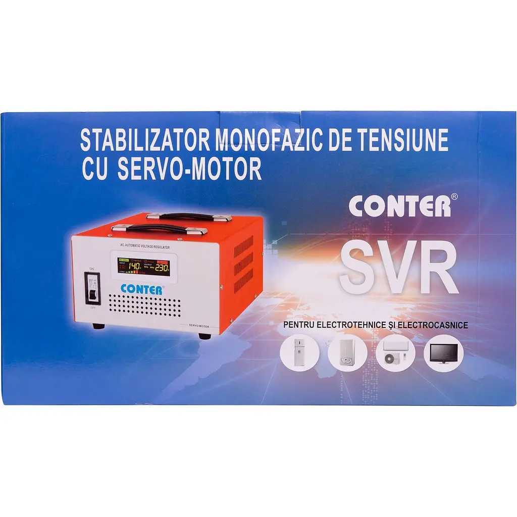 Стабілізатор напруги Conter MSER 5000 VA-V2/3750W (MSER 5000 VA-V2) [157843] - фото 5